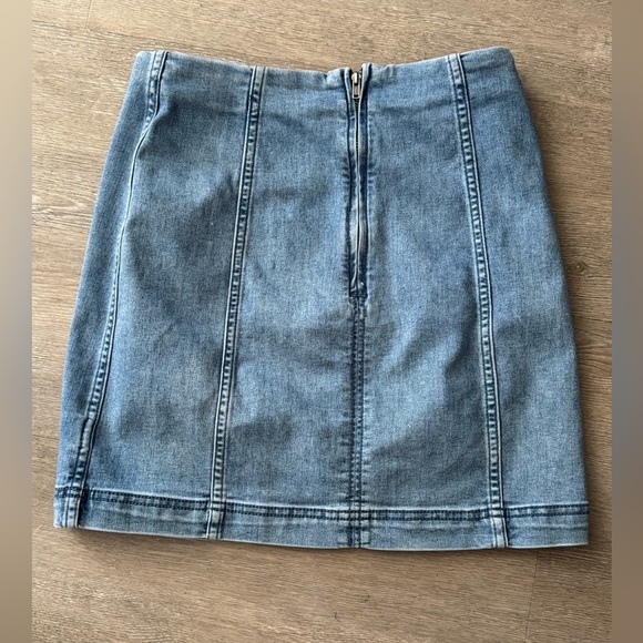 Free People Modern Femme Denim Mini Skirt - Picture 4 of 6